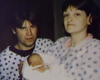 Patricia Stallings y su primer hijo, Ryan