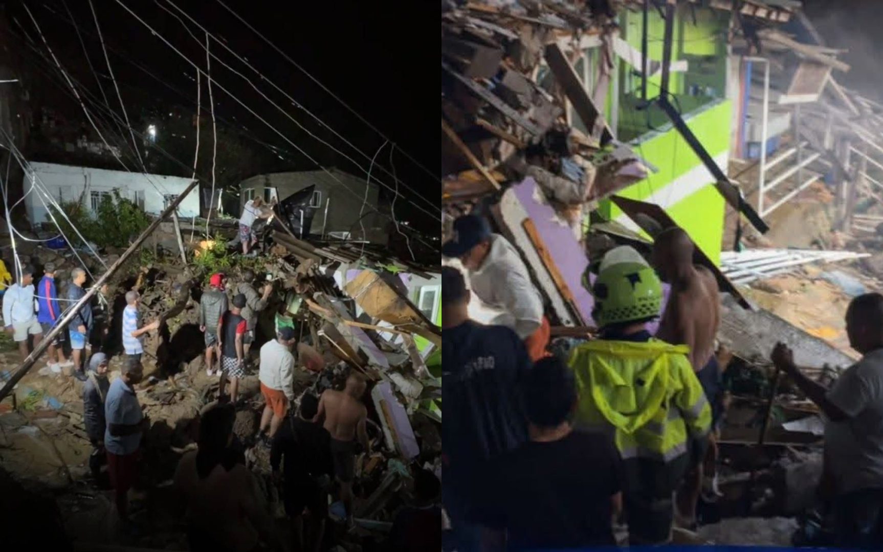 Momentos luego de la tragedia 