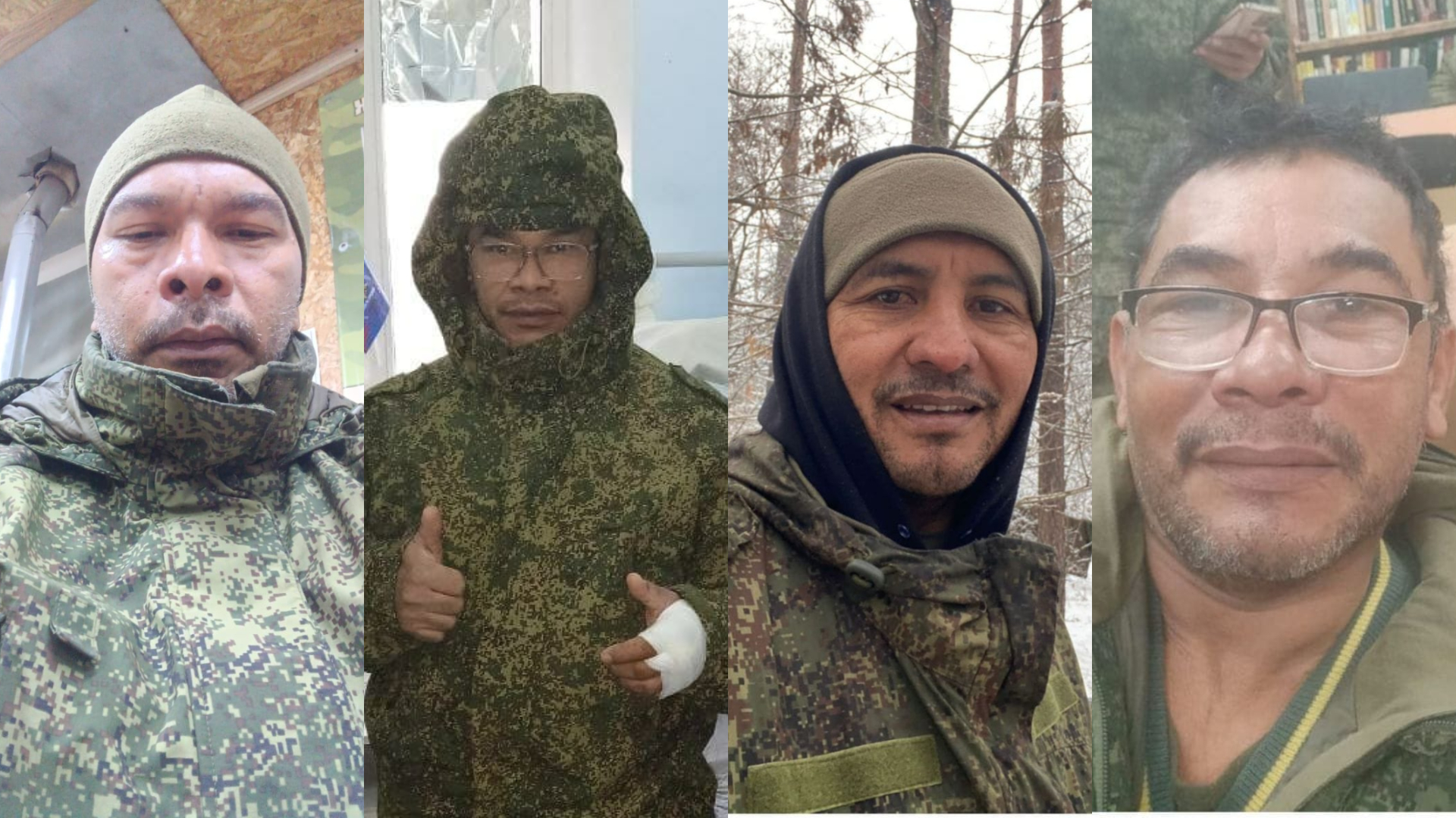 Estos son los cuatro colombianos que viajaron a la tragedia. 