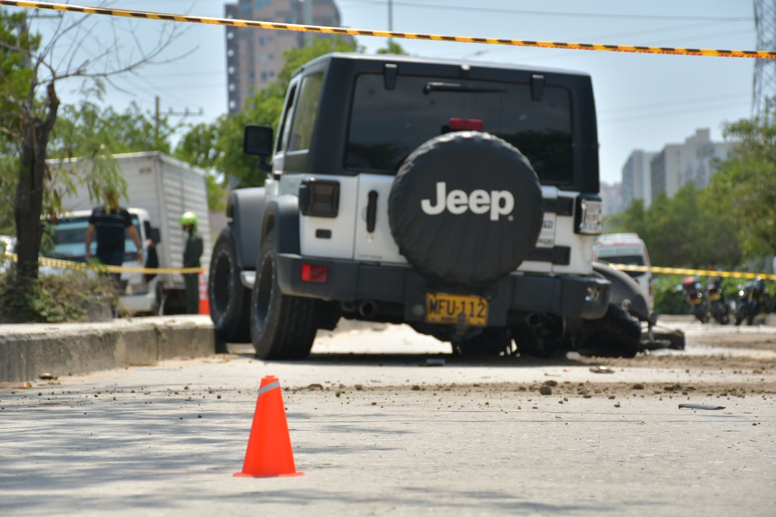 La víctima conducía este vehículo antes del accidente
