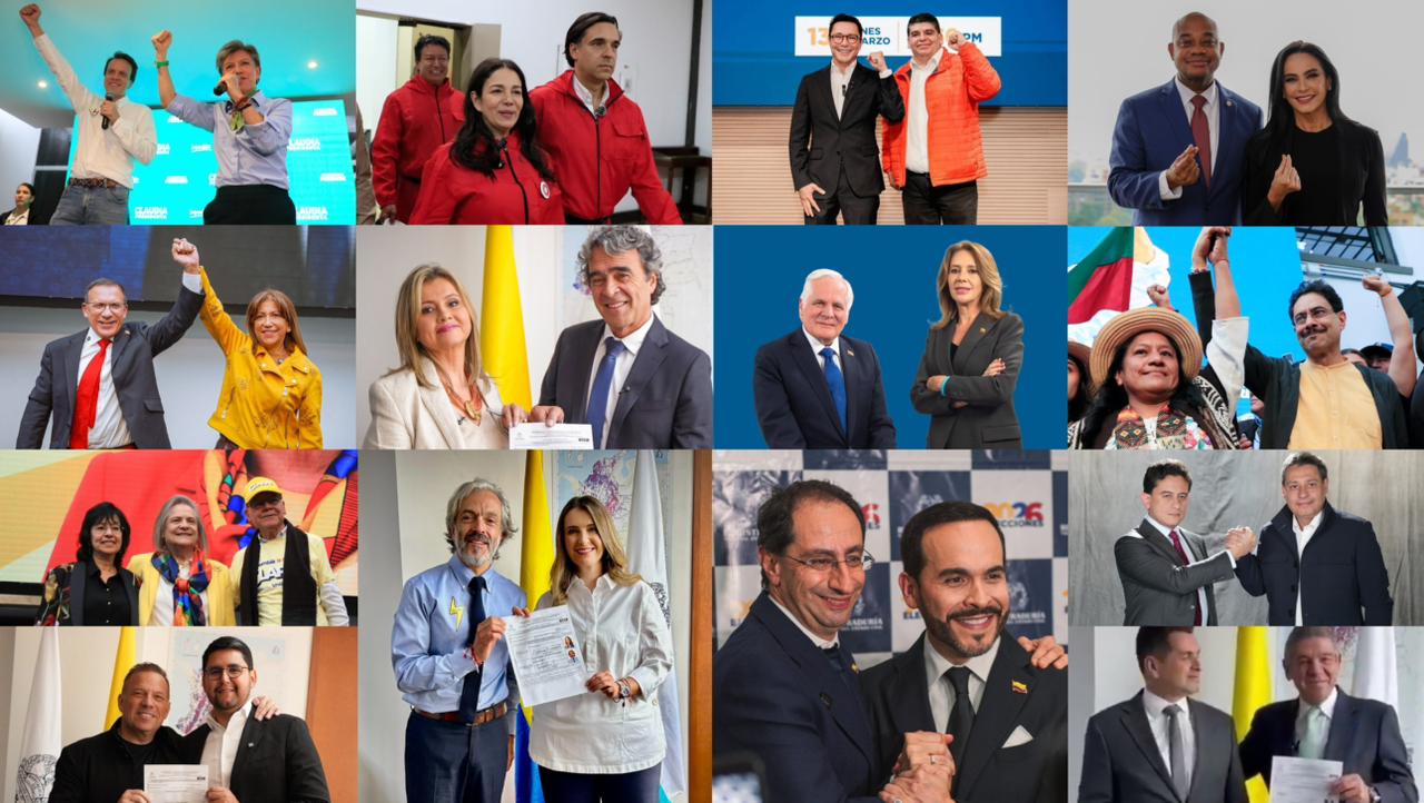 Todos los aspirantes a la casa de Nariño