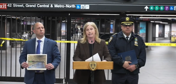 Jessica Tisch, jefa de la Policía de Nueva York.