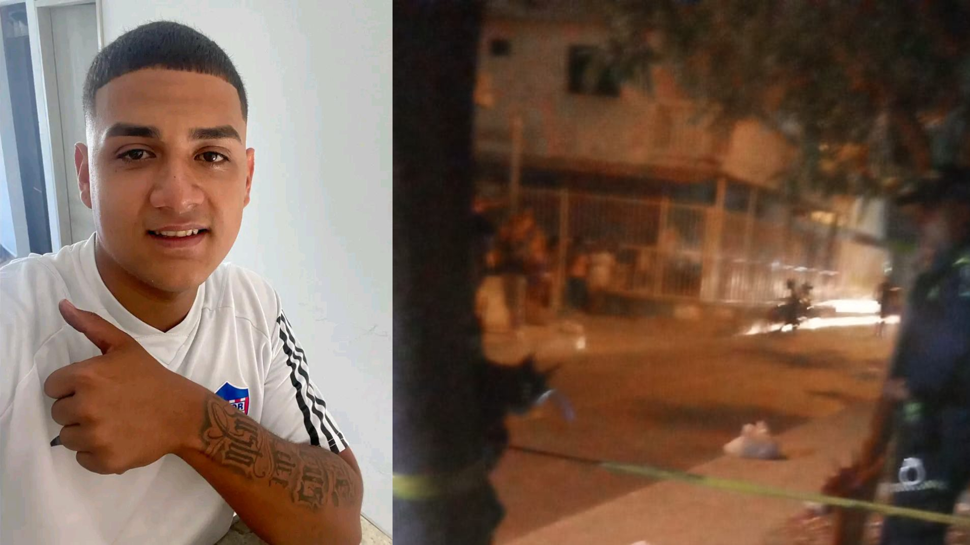 Santiago Calvo Rocha, de 19 años de edad, asesinado a balazos.