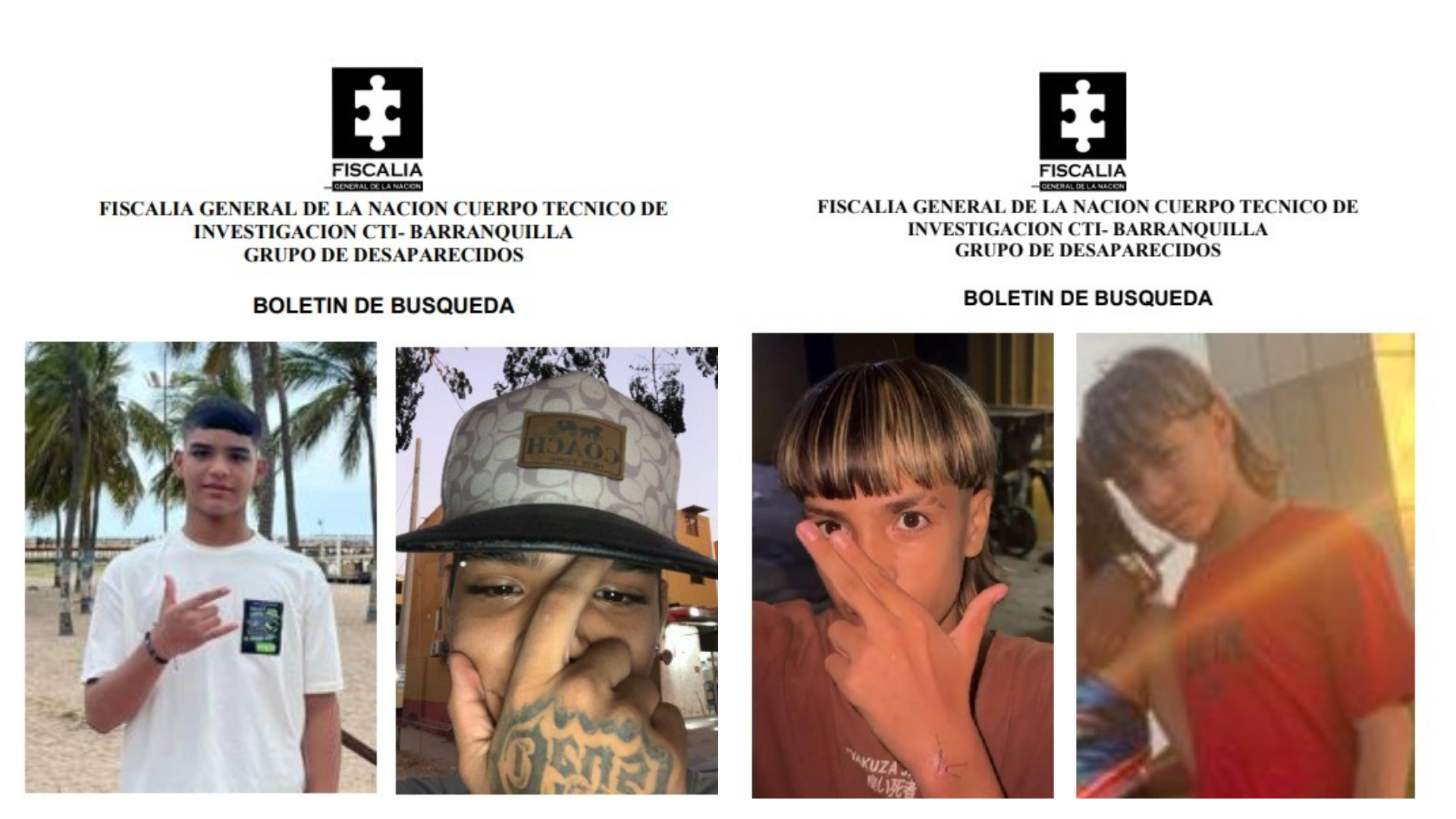 Hermanos desaparecidos