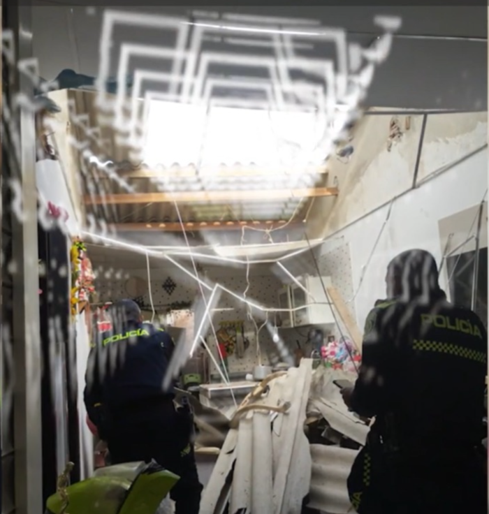 Momentos luego del incidente