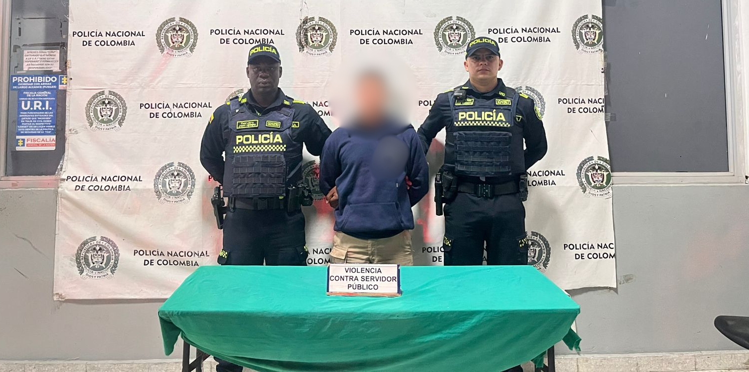 Captura por el delito de violencia contra servidor público.