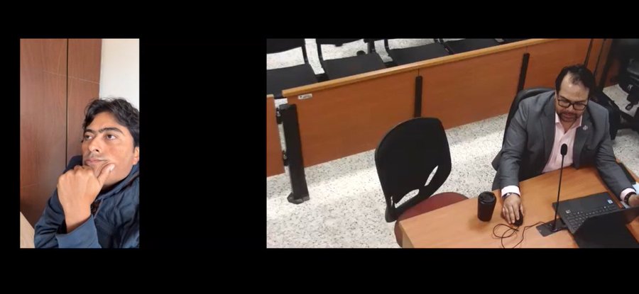 Nicolás Petro en audiencia 