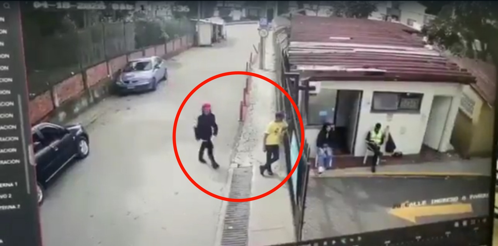 Momento antes del ataque 