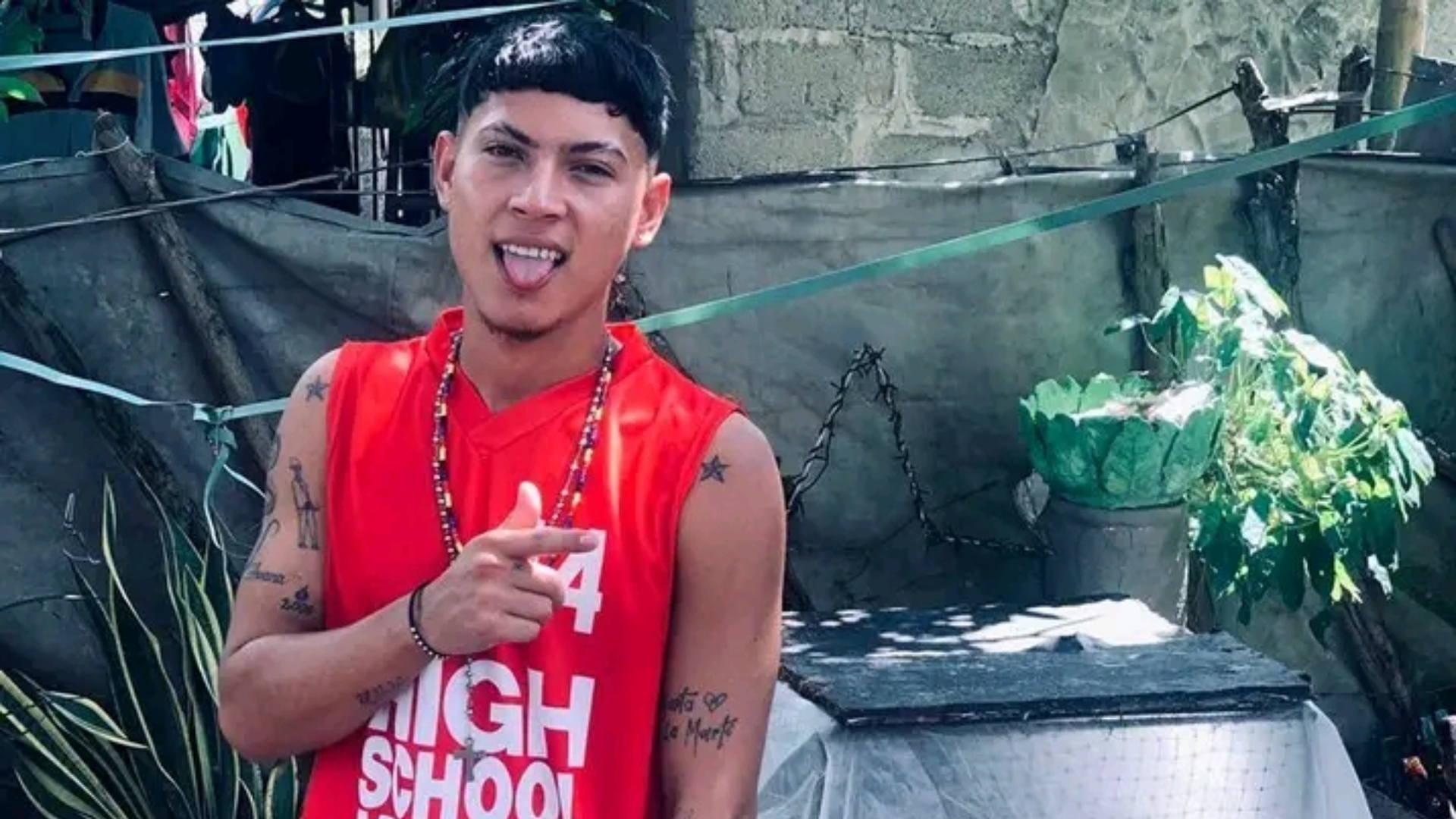 Keiner Olmos, joven herido