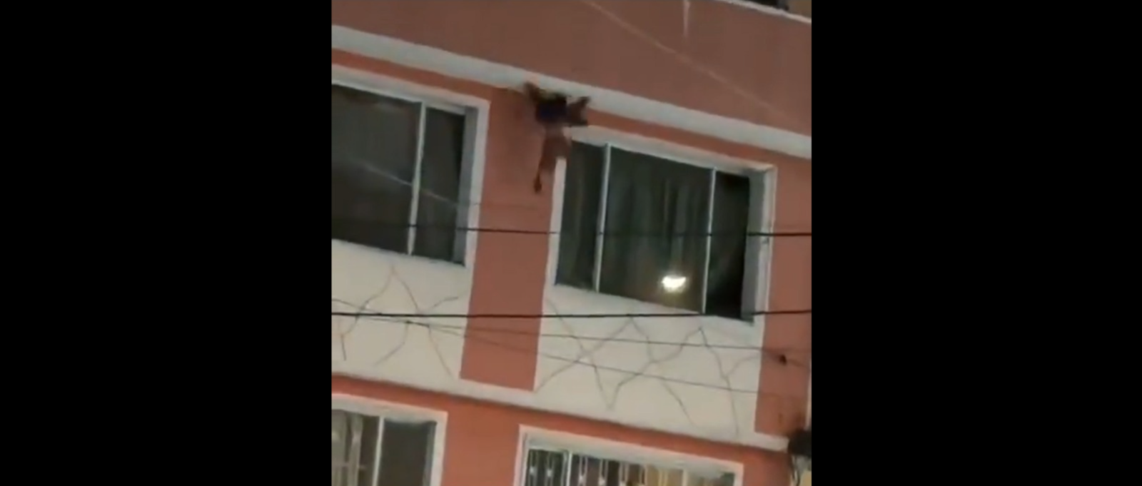 Momento de la caída 