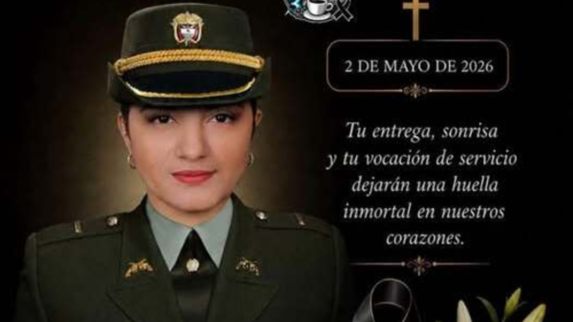 La subteniente Jenyfer Alexandra Marciales.