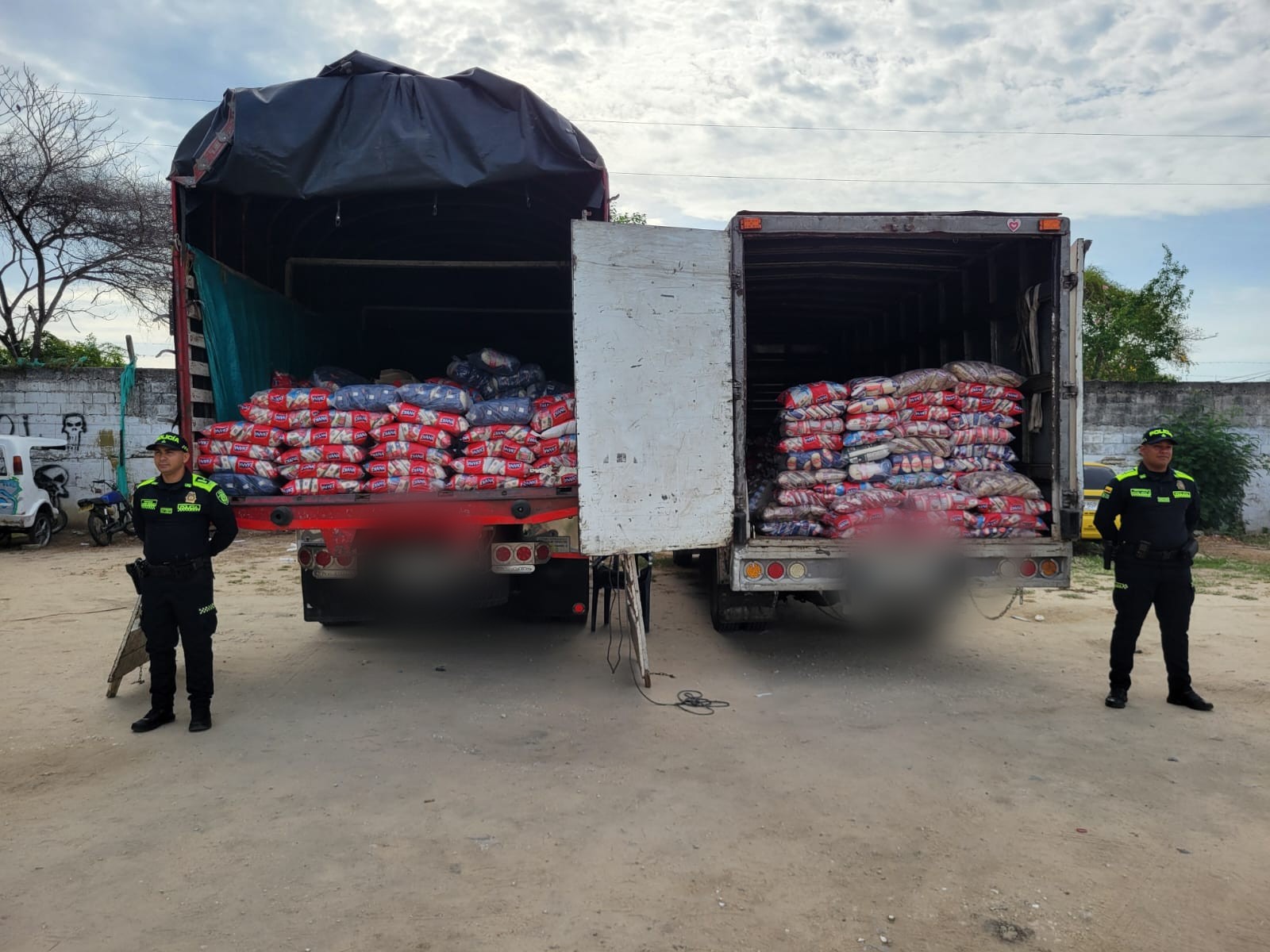 Imagen de la mercancía recuperada