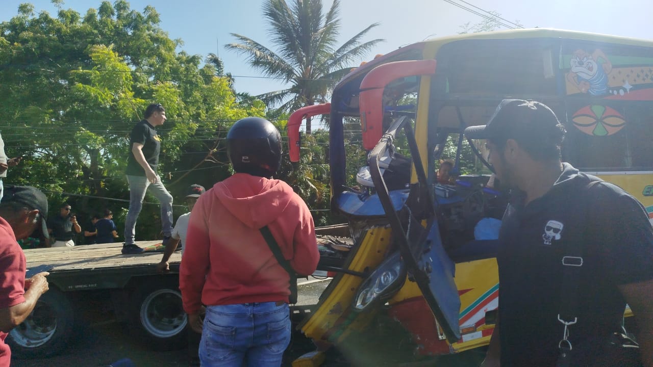 Momentos luego del accidente