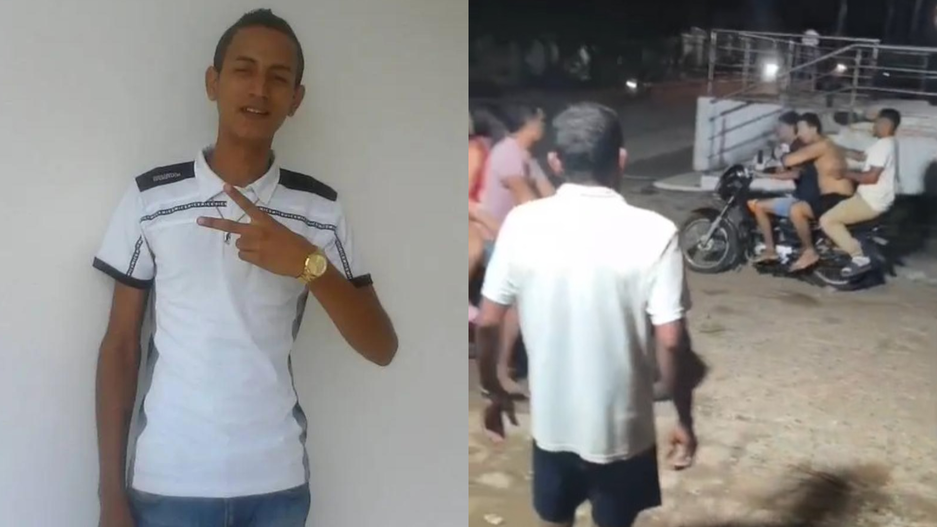 Carlos Andrés Valencia Rivera alias El Caremoco, de 25 años de edad, víctima mortal.