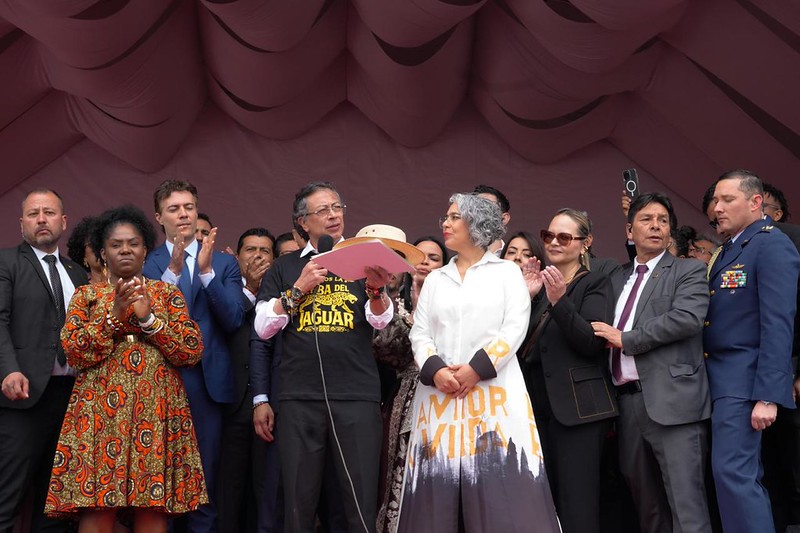 Gustavo Petro y María José Pizarro