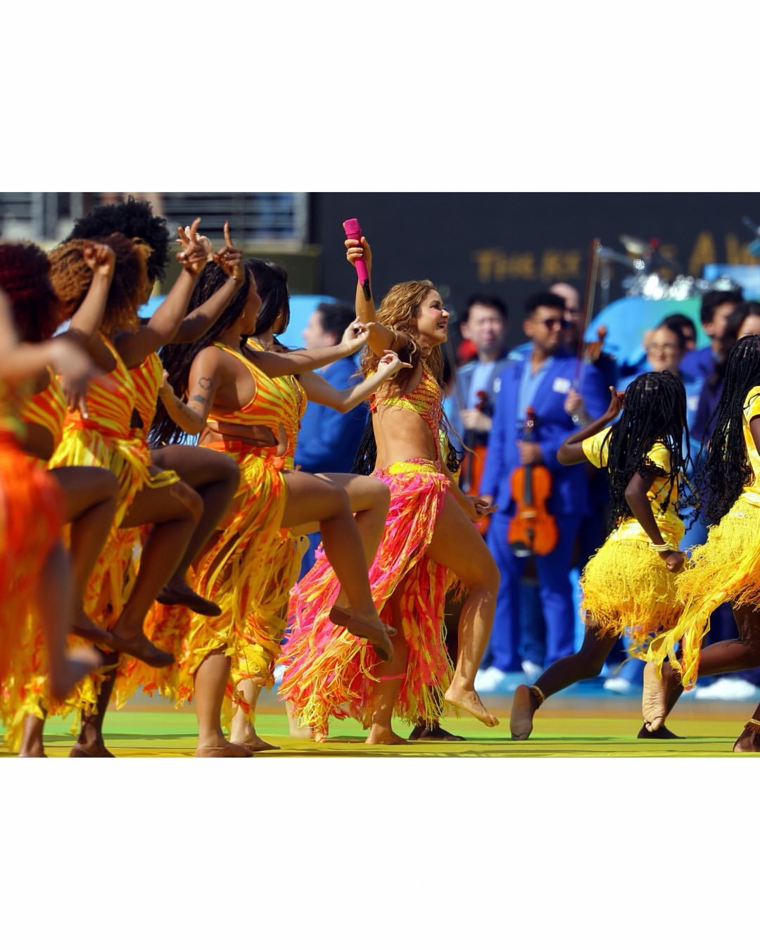 Shakira en el show final del Mundial 2026