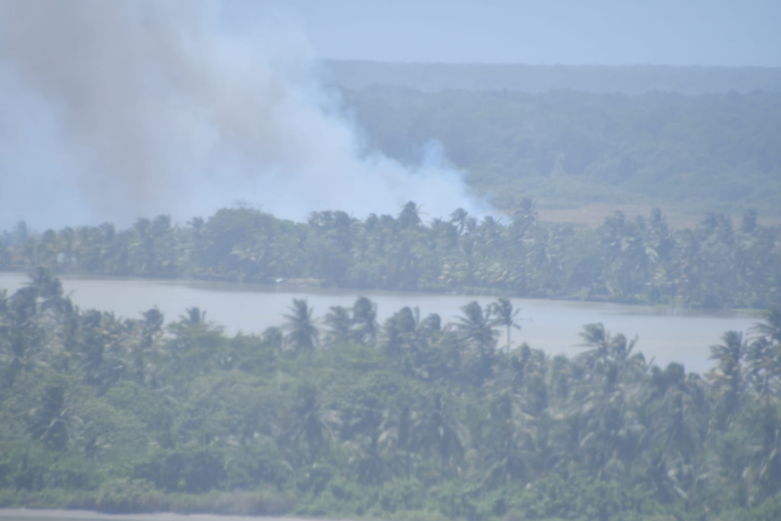 Incendios en Isla Salamanca 