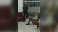 Niña besa foto de su papá policía al pie del ataúd