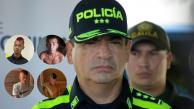 El general González y las fotos de los delincuentes: alias 21, alias Chino o Piolín, alias el cuatro dedos y alias Minimí
