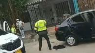 Una patrulla de la policía se encontró de frente con la escena e intervino.