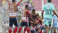 El equipo barranquillero avanzó agónicamente en la liga.