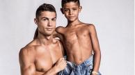 Cristiano Ronaldo y Cristiano Jr. 