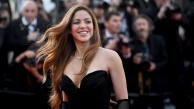 Shakira durante una alfombra roja en Estados Unidos