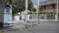 Aspecto de la escena del crimen en la mañana de este lunes. 