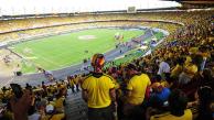 La tribuna del estadio Metropolitana llena debido al juego de la selección Colombia