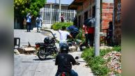 Aspecto de las protestas de este miércoles en la ciudad de Barranquilla