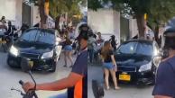Captura de video de incidente en Santa Marta.