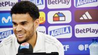 Luis Díaz en rueda de prensa.