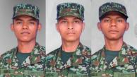 Los tres soldados que murieron tras ataque con drones