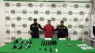 Hombre capturado por porte ilegal de armas