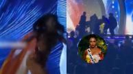 Captura de video del momento de la caída