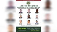 Cartel de los más buscados.