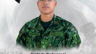 Soldado fallecido en el ataque