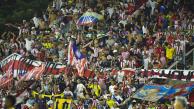 Hinchas del Junior y Nacional