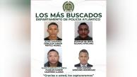 Cartel de los más Buscados en el Atlántico.