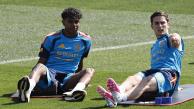 Entrenamiento de la selección española