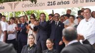 De la Espriella en desfile del 20 de Julio
