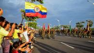 Desfile conmemorativo del 20 de julio
