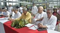 Otty Patiño, comisionado de paz, durante el evento de conmemoración de los 35 años de la Constitución.
