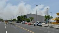 Momentos del incendio