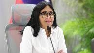 Delcy Rodríguez, presidenta encargada de Venezuela.