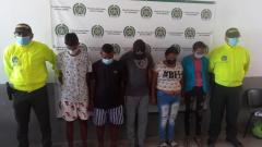 En la redada identificaron a ocho niños, entre 9 a 16 años. Estos eran utilizados en alrededores de sedes educativas y parques de esa población.