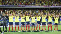 Protesta de las jugadoras de la selección Colombia Femenina.