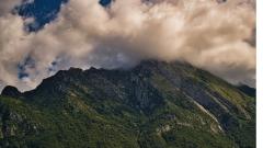 Los creyentes escogieron las montañas como lugar para hacer el retiro espiritual.