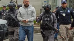 Benjamín Núñez junto a agentes del CTI. 