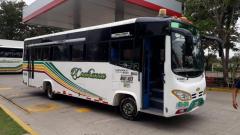 Conductores de Cootransa protestaron por su seguridad.